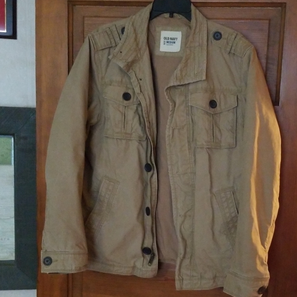 Like new khaki utility jacket